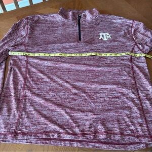 Russell Athletic Maroon Quarter-Zip Sweatshirt